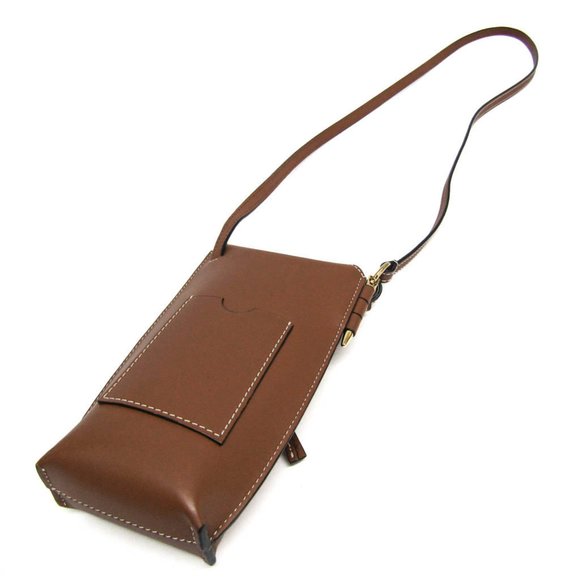 LOEWE Brown Leather Shoulder Bag - Picture 2 of 11